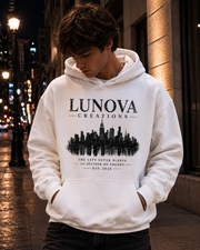 Minimalist White Hoodie — Classic Plain Pullover